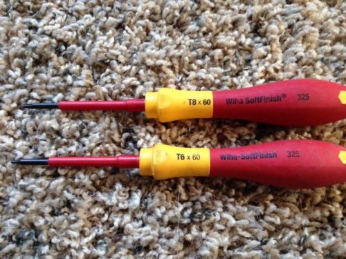 WIHA  INSULATED TORX  T6, T8  SoftFinish  1000V AC 325