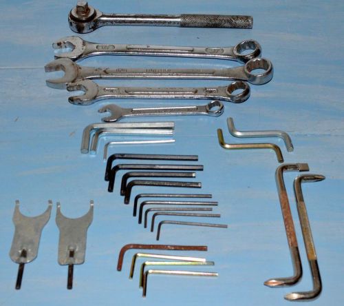 Lot of 27 pcs Mix Tool Rachet 3/8, Combination Wrench, Allen Key