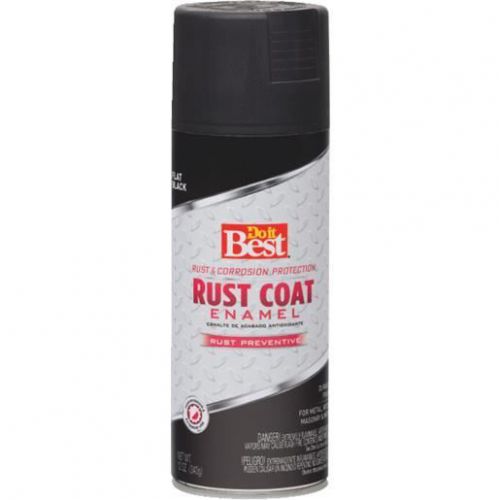 FLT BLK RUST SPRAY PAINT 203506D