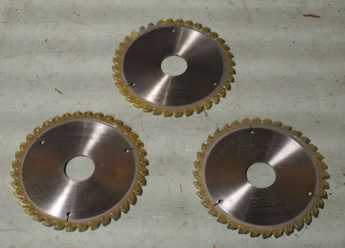 Set of 3 Circular Saw Blades 8&#034; Diameter 1 3/4&#034; Arbor Carbide Woodworking #8