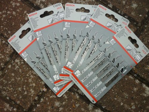 Bosch t101d clean wood  jigsaw blades 5 packs of 5 blades (25 blades) for sale