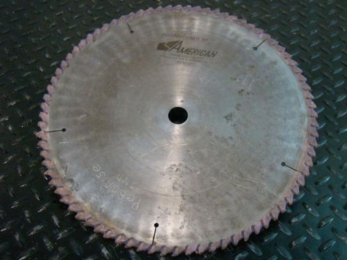 American 14&#034; Carbide Circular saw Blade, Just sharpened