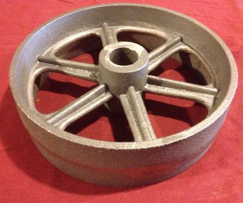 10 inch cast iron wheel hit &amp; miss gas engine flywheel cart truck fairbanks ihc for sale