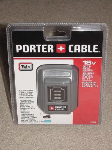 Porter Cable 18V Battery Charge Status Indicator PCC580B Lithium Ion or NiCd NEW