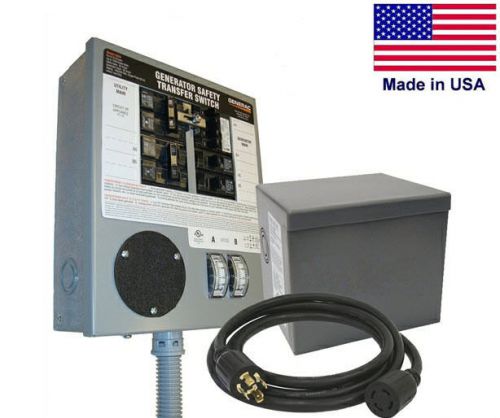 TRANSFER SWITCH KIT Prewired - for Portable Generators - 30 Amp - 120/240V