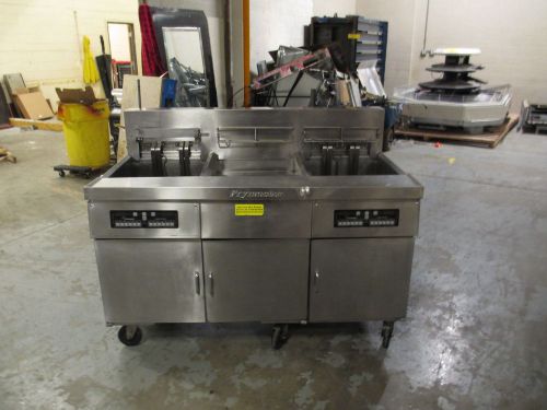 FRYMASTER ELECTRIC DOUBLE BAY DEEP FRYER COMMERCIAL DELI RESTAURANT