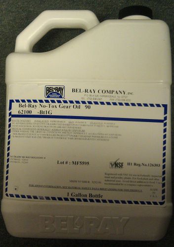 Bel-Ray NO-TOX G/O 90 1 E 4/CA 62100-BT1G FOOD GRADE GEAR OIL 90W