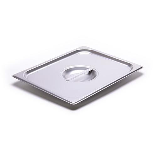 Half-size steam table pan solid cover for 24 gauge pan 119-164 1 each for sale