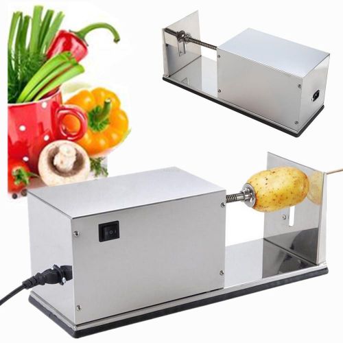 Electric Potato Twist Automatic Cutter Machine Twister Spiral Vegetable Chips