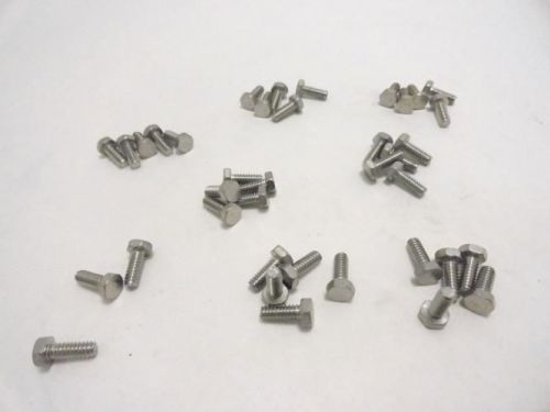 141567 New-No Box, Formax 902531 Lot-38 SS Screws, #10-24 Thread Size, 5/16&#034; Hex