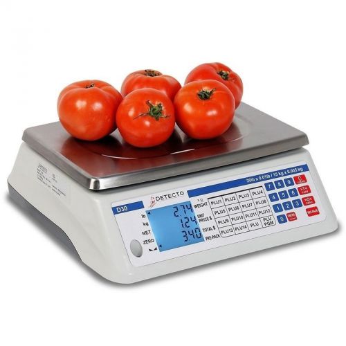 Detecto Price Computing Scalecapacity: 60 Lb X 0.02 Lb 30 Kg X 0.01 Kg D60 NEW