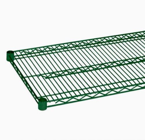 21&#034;x72&#034; Commercial Kitchen Heavy Duty Green Epoxy Wire Shelves NSF (2 Shelves)