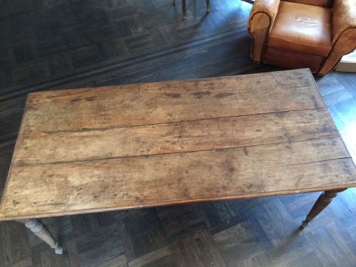 Antique Farm Table measures 32&#034; (w) x 69&#034; (l) x 29 1/4&#034; (h)