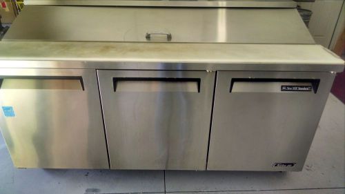 THREE DOOR STAINLESS STEEL DELI/RESTAURANT FRIDGE