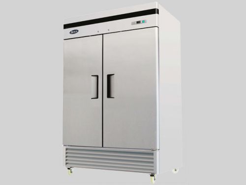 New 2 door solid freezer 49 Cu.Ft Stainless Steel Bottom Mount / Atosa MBF8503