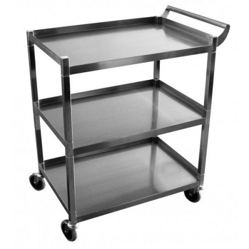 Stainless steel 1&#034; tubular utility bus cart c-32k 350lb for sale