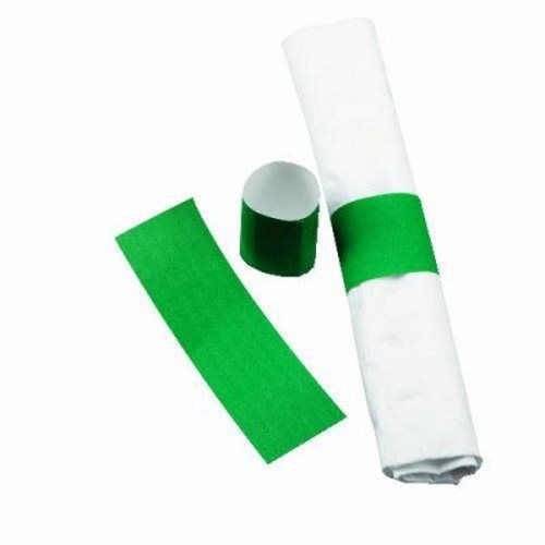 Paper Napkin Bands, Hunter Green, 2000 Bands (RPP RNB4MHC)