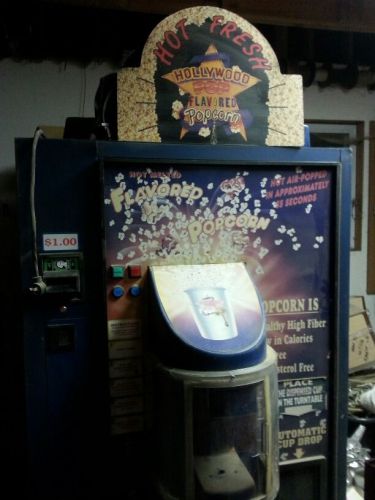 ***HOLLYWOOD POP FLAVORED POPCORN VENDING MACHINE***