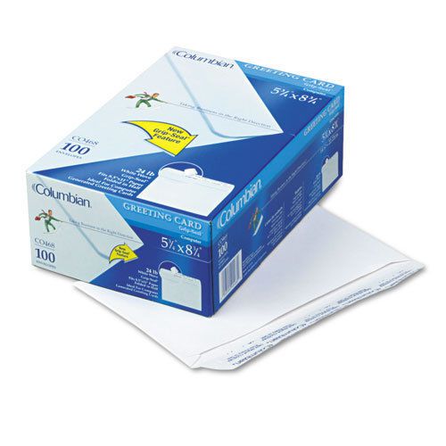 Greeting card envelope, grip-seal, contemporary, #a9, white, 100/box for sale