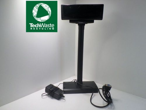 PARTNER CD-7220 BLACK POS REGISTER CUSTOMER PRICE POLE DISPLAY T2*A4