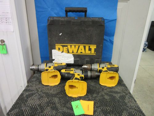 3 DEWALT CORDLESS DRILL HAMMERDRILL DRIVER XPR 1/2&#034; 18V PARTS