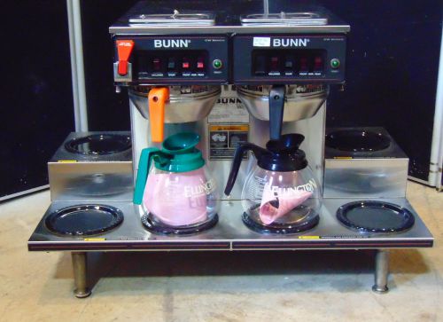 Bunn Coffee Maker Model CWTF 0/6 6 Burners-2 Brewers &#034;NICE&#034; Works Good! S768