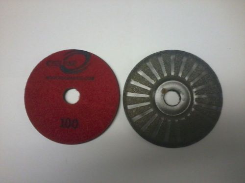 4 Inch Diamond Brazed Polishing Pad