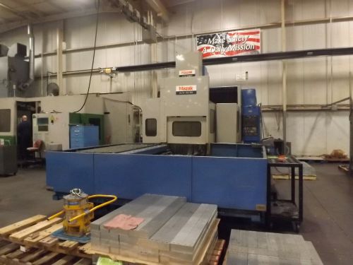 Mazak ajv35/60 cnc horizontal machining center 68x29&#034; pallets, apc, 6,000 cat 50 for sale