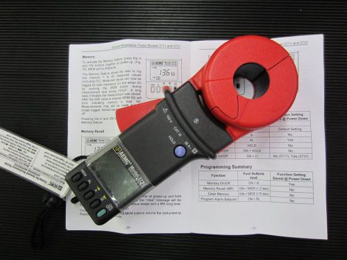 Aemc model 3731 clamp on ground resistance tester for sale