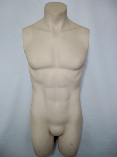 Store display heavy quality male man long torso mannequin half body marked mondo for sale
