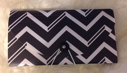 Target One Spot Black Chevron Coupon accordion file Medium