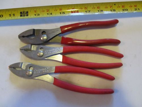 3 pair pliers Crescent / Wilde