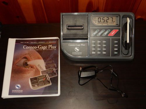 Sonogage Pachymeter with printer, new battery and user manual MINT