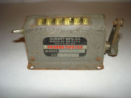 Vintage Productimeter Counter Model 6-D-1