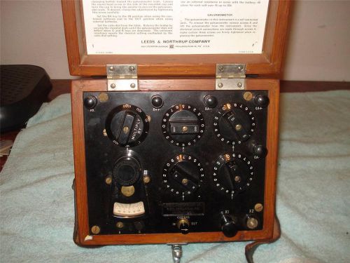 vintage L&amp;N LEEDS &amp; NORTHRUP 5305 TEST SET galvanometer ohms resistance meter