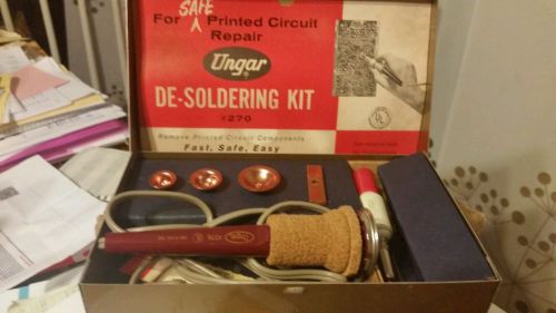 Vintage Ungar De-Soldering Kit #270- 1958 NEVER USED
