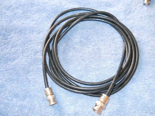 Rf test patch cable bnc male plug to bnc male plug, rg223/u, 50 ohms, 108&#034; long for sale