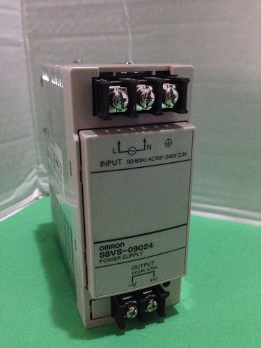 USED OMRON S8VS-09024 POWER SUPPLY INPUT 50/60HZ AC100-240V 2.3A OUTPUT DC24V