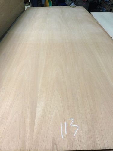 Wood Veneer Mahogany 48x104 1pc total 10Mil Paper Backed &#034;EXOTIC&#034;WCW 113