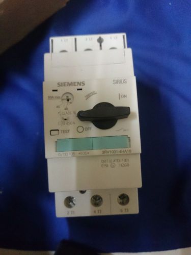 SIEMENS 3RV1031-4HA10 3 PHASE CIRCUIT BREAKER ADJUSTABLE, 3RV10314HA10 NEW