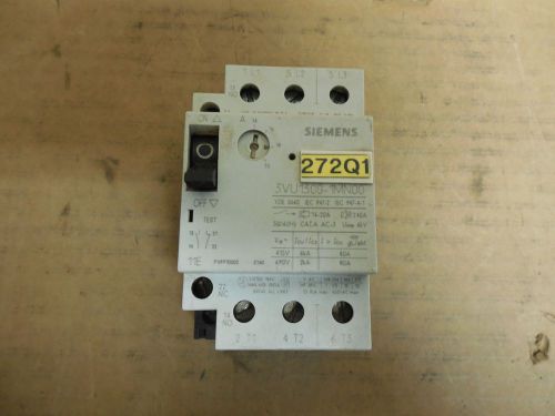 SIEMENS MANUAL MOTOR STARTER 3VU1300-1MN00 14-20A A AMP 3VU13001MN00