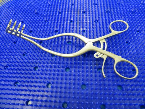 AESCULAP BV250 ANDERSON-ADSON RETRACTOR 4 X 4 PRONGS, SHARP, 7&#034;