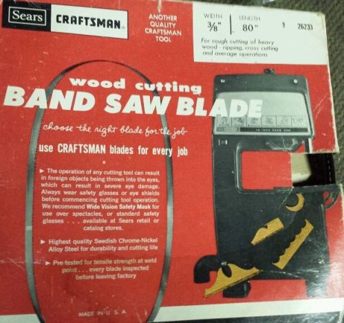 CRAFTSMAN - wood cutting BAND SAW BLADE.