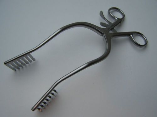 SSI MISKIMON CEREBELLAR RETRACTOR 7X7 ANGLED 8 3/4&#034; German Surgical Instruments