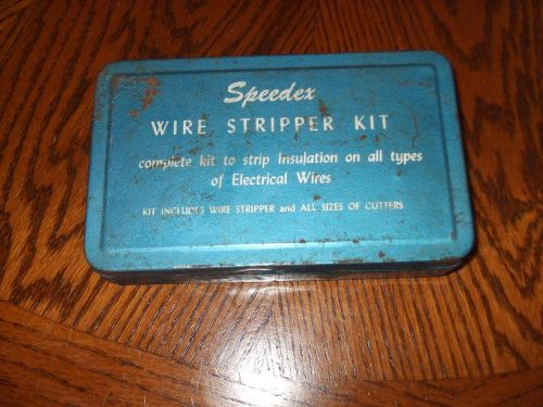 Speedex wire stripper kit. a complete kit ,speed-o-matic type no. 766 k for sale