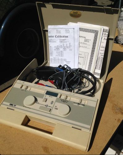 Grason Stadler GSI-17 Portable Audiometer w/ Headphones, Adapter