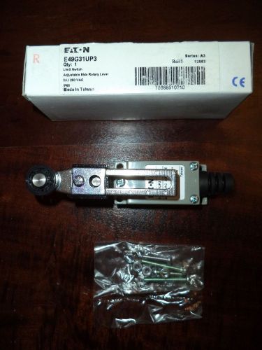 NEW CUTLER HAMMER EATON LIMIT SWITCH E49G31UP3