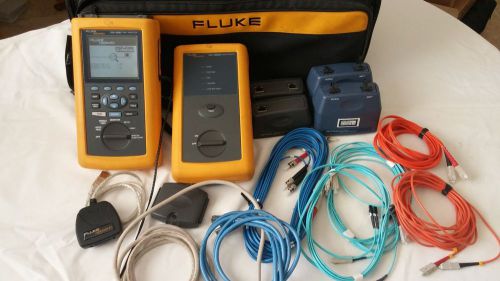 Fluke DSP-4300  MM Fiber Cat6 Cable Tester DSP-FTA420 DSP-LIA013