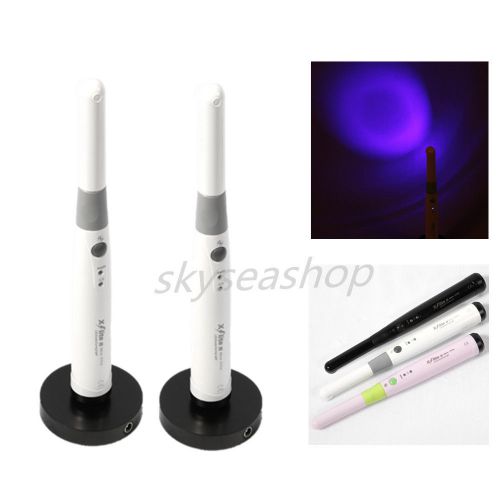 2pcs 330° Rotation Dental Wireless Cordless Curing Light Cure Lamp 1300mW/cm?