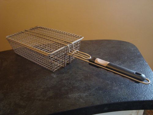 Commercial Deep Fryer Basket Fries Fish Chicken Single 11&#034; x 7&#034; x 3.5&#034;